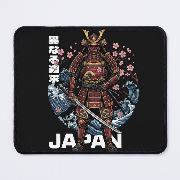 Item preview, Samurai Warrior Katana Cherry Blossom Japan Art designed and sold by Tsugraf Designs.