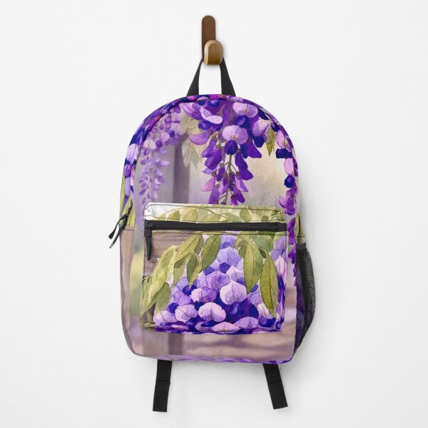 Item preview, Wisteria Blossoms in Garden Landscape designed and sold by Vicky Brago-Mitchell®.