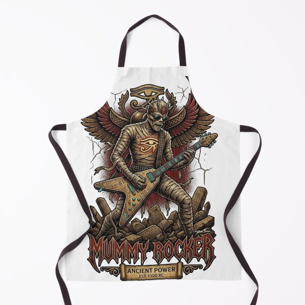 Item preview, Mummy Rocker - Ancient Power Metal Band Style Art designed and sold by zytooFree.