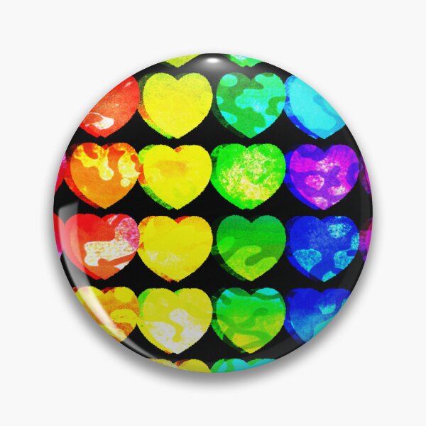 Item preview, rainbow liquid hearts designed and sold by SPUM.