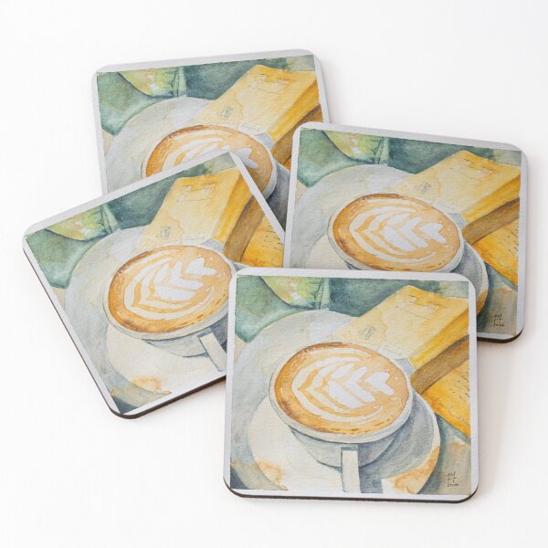 Item preview, Latte Reading designed and sold by M. Hanlon Art.