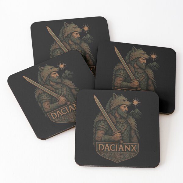Item preview, DACIANX Romanian Warrior Design, Ancient Dacian Fighter Shirt, Carpathian Tribal Warrior, Dacia History, Falx Sword, Wolf Banner, Romanian Heritage, Balkan Warrior Art designed and sold by Typologystudios.