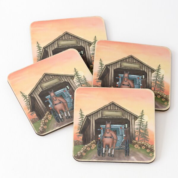 Item preview, Sunrise Covered Bridge designed and sold by artmuvz.