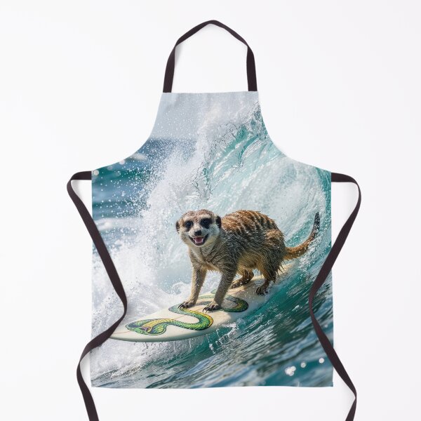 Item preview, Meerkat Surfer on His Cobra Surfboard designed and sold by Tridentulus.