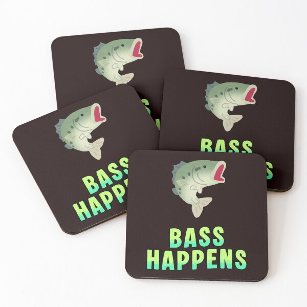 Item preview, Bass Happens – Funny Bass Fishing T-Shirt for Fishermen & Anglers designed and sold by NapoliApparel.