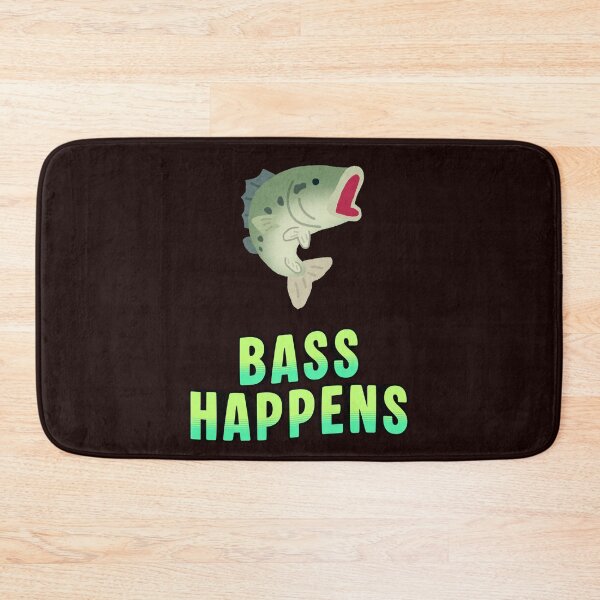 Item preview, Bass Happens – Funny Bass Fishing T-Shirt for Fishermen & Anglers designed and sold by NapoliApparel.