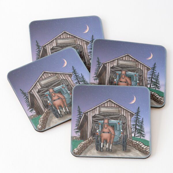 Item preview, Dusk Covered Bridge designed and sold by artmuvz.