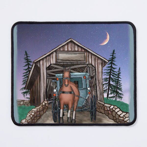 Item preview, Dusk Covered Bridge designed and sold by artmuvz.