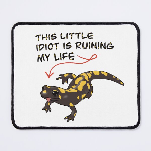 Item preview, This Salamander is Ruining my Life designed and sold by PastryCatStudio.