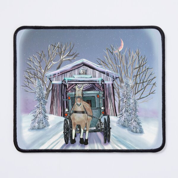 Item preview, Winter Covered Bridge designed and sold by artmuvz.