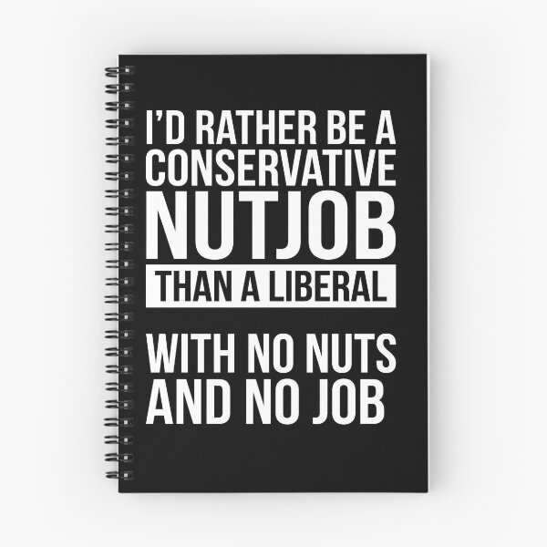 Item preview, I'd Rather Be A Conservative Nutjob Than A Liberal With No Nuts And No Job Republican Patriot Humor designed and sold by FormalDehyena.