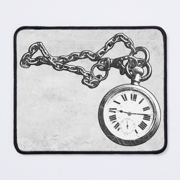 Item preview, Roman Numeral Pocket Watch and Chain Gothic Victorian Steampunk designed and sold by Ghoul Enterprises.