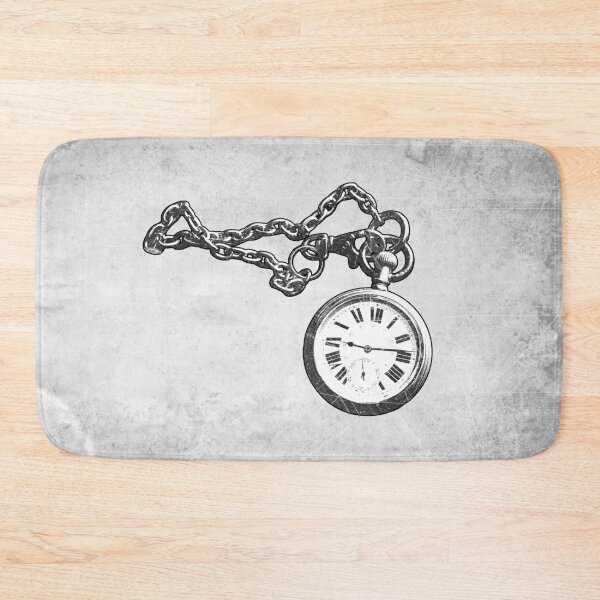 Item preview, Roman Numeral Pocket Watch and Chain Gothic Victorian Steampunk designed and sold by Ghoul Enterprises.