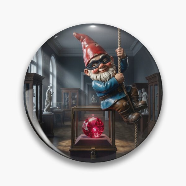 Item preview, Naughty Garden Gnome Ruby Heist designed and sold by Tridentulus.