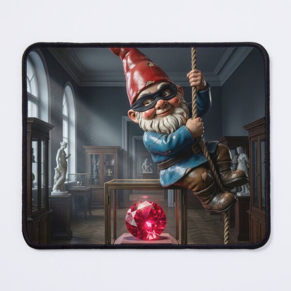 Item preview, Naughty Garden Gnome Ruby Heist designed and sold by Tridentulus.