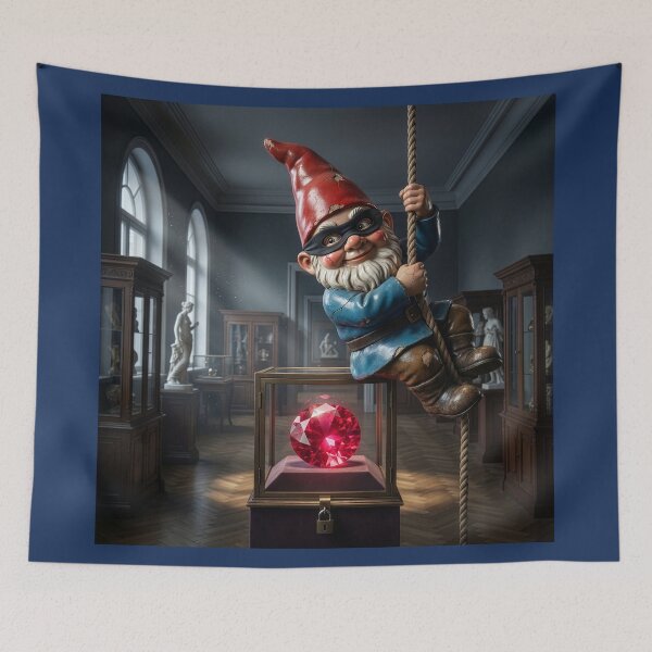 Item preview, Naughty Garden Gnome Ruby Heist designed and sold by Tridentulus.