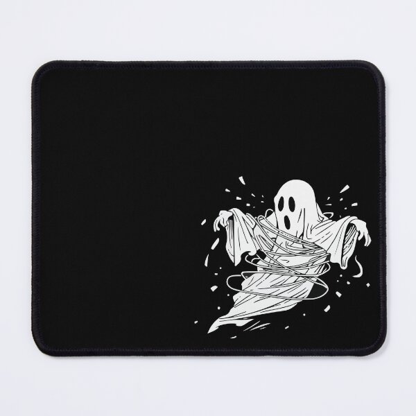 Item preview, Floating Ghost Swirl Minimal Spooky Aesthetic Design designed and sold by BlackBoneArt.
