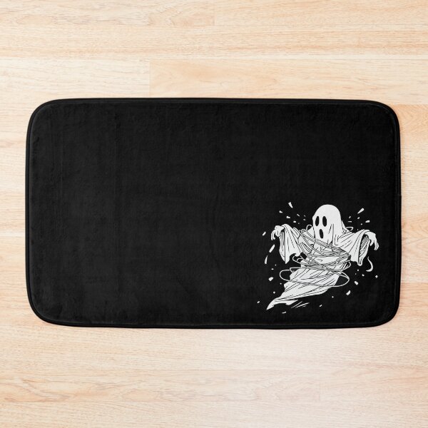 Item preview, Floating Ghost Swirl Minimal Spooky Aesthetic Design designed and sold by BlackBoneArt.