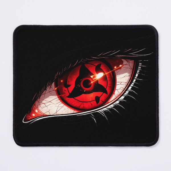 Item preview, Sharingan Eye Clean Outline Red Anime Manga Ninja Graphic Sticker Shirt designed and sold by TokyoCraft.