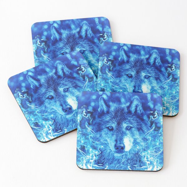 Item preview, Blue Flames Wolf designed and sold by DCornel.