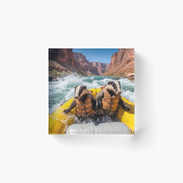 Artikelvorschau, Badgers Wildwasser-Rafting auf dem Colorado River entworfen und verkauft von Tridentulus.