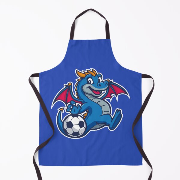Item preview, Smiling Soccer Dragon – Happy Football Fantasy Character Design designed and sold by MerlinWear.
