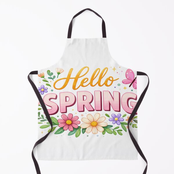 Item preview, Hello Spring Floral Cute Flower Aesthetic T-Shirt designed and sold by ArtsyEcho.
