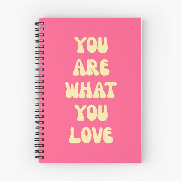 Item preview, You Are What You Love - Pink and Yellow designed and sold by Spring Things.