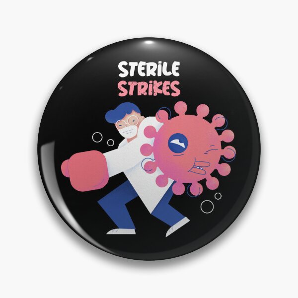 Item preview, Sterile Strikes Women Nurse designed and sold by PTMerchco.