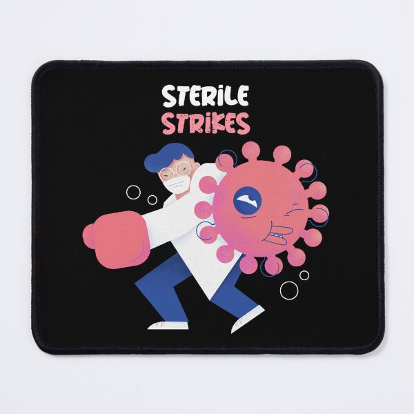 Item preview, Sterile Strikes Women Nurse designed and sold by PTMerchco.