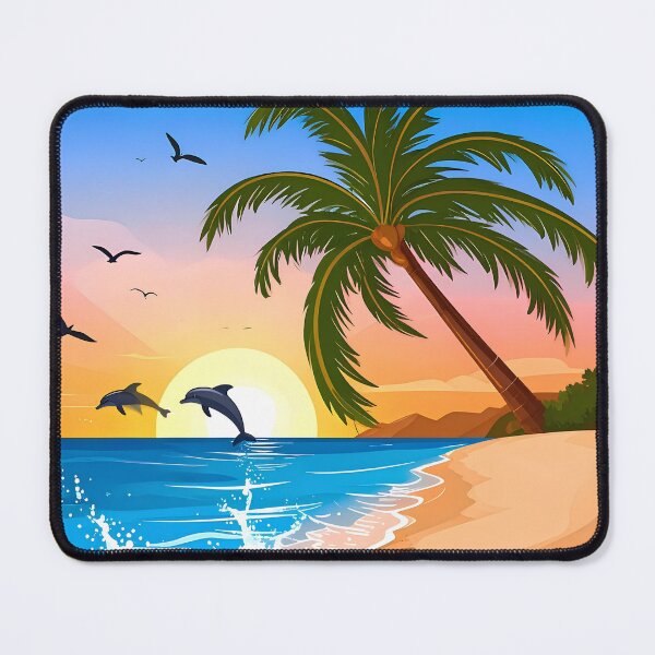 Item preview, Delfín en el mar al atardecer designed and sold by Creative Visualize.