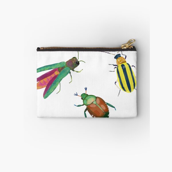 Item preview, Beetle Trio: Emerald Ash Borer, Cucumber Beetle, Japanese Beetle designed and sold by Benny-and-Bea.