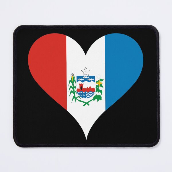 Item preview, Alagoas Brazil Flag Heart State Heritage designed and sold by NTGUILTY.