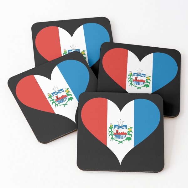 Item preview, Alagoas Brazil Flag Heart State Heritage designed and sold by NTGUILTY.