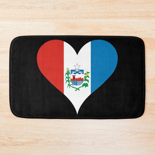 Item preview, Alagoas Brazil Flag Heart State Heritage designed and sold by NTGUILTY.