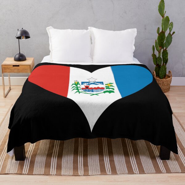 Item preview, Alagoas Brazil Flag Heart State Heritage designed and sold by NTGUILTY.