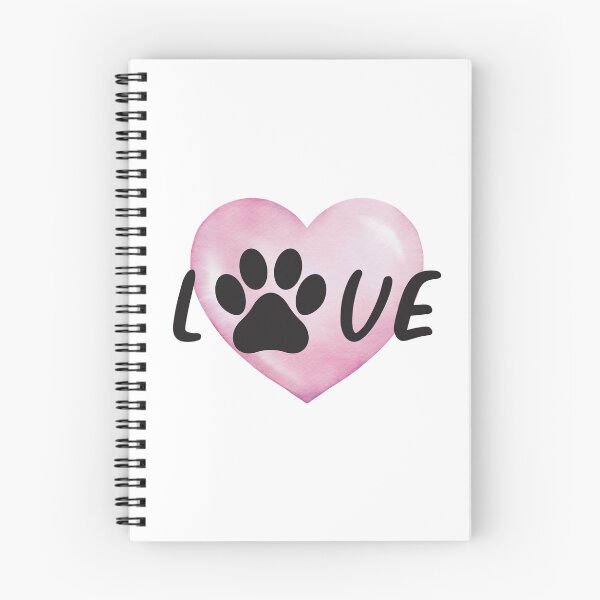 Item preview, Love my Dog Pink Heart with Pawprint designed and sold by jeweleddesigns.