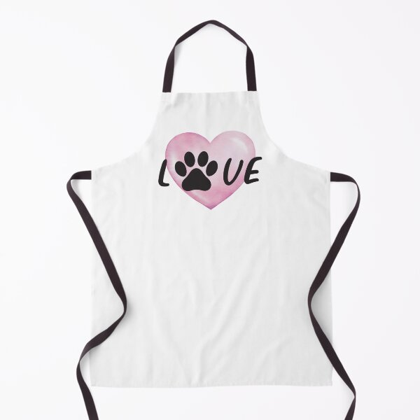 Item preview, Love my Dog Pink Heart with Pawprint designed and sold by jeweleddesigns.