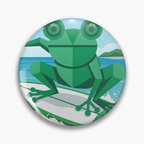 Item preview, Coqui Frog Surfing Tropical Geometric Art designed and sold by Costa787.