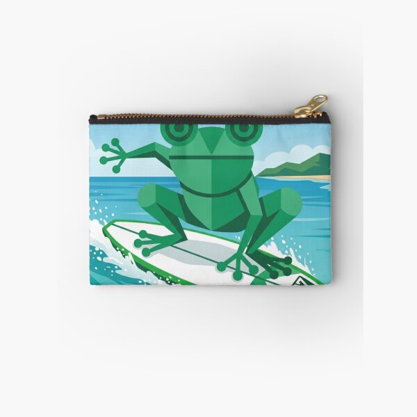 Artikelvorschau, Coqui-Frosch surft tropische geometrische Kunst entworfen und verkauft von Costa787.