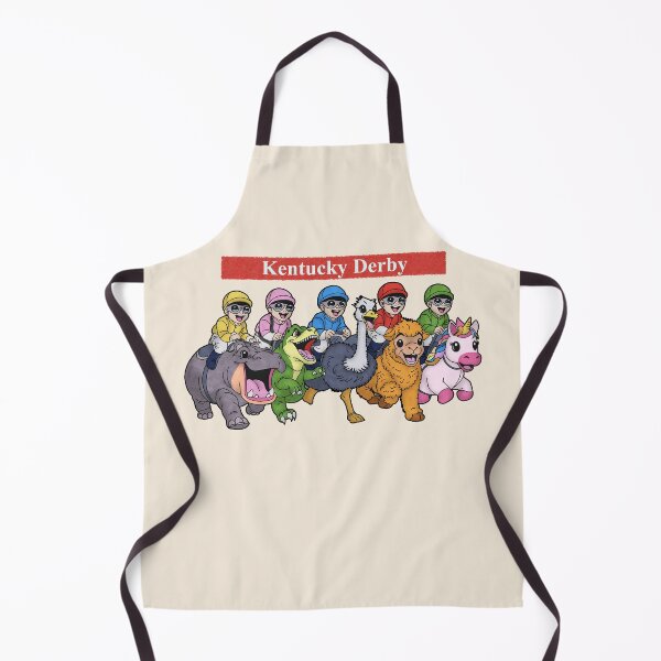 Item preview, Kentucky Derby Chaos Animal Race – Funny Horse Racing Parody designed and sold by DerpCat Sketches.