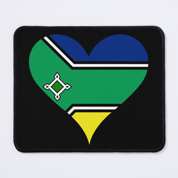 Item preview, Amapa Brazil Flag Heart State Heritage designed and sold by NTGUILTY.