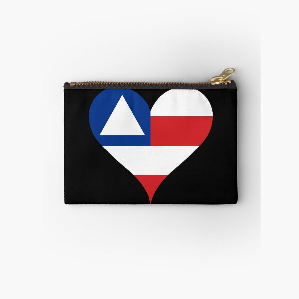 Item preview, Bahia Brazil Flag Heart State Heritage designed and sold by NTGUILTY.