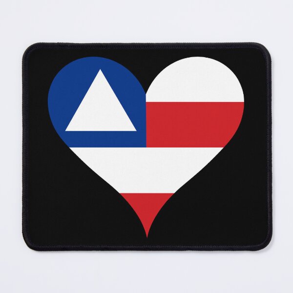 Item preview, Bahia Brazil Flag Heart State Heritage designed and sold by NTGUILTY.