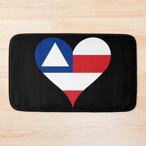 Item preview, Bahia Brazil Flag Heart State Heritage designed and sold by NTGUILTY.