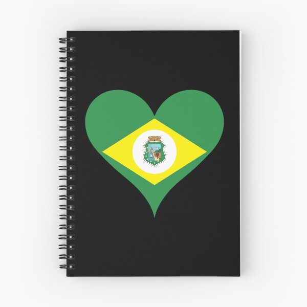 Item preview, Ceara Brazil Flag Heart State Heritage designed and sold by NTGUILTY.
