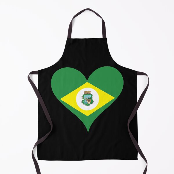Item preview, Ceara Brazil Flag Heart State Heritage designed and sold by NTGUILTY.