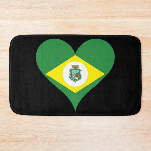 Item preview, Ceara Brazil Flag Heart State Heritage designed and sold by NTGUILTY.