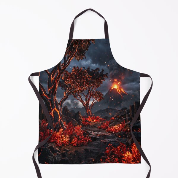 Item preview, Volcanic Obsidian Power - Dark Kintsugi Magma Neon Luxury Decor designed and sold by lord-of-skins.