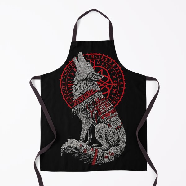 Item preview, Little Kid Wolf / Germanic runes designed and sold by Stillness store.